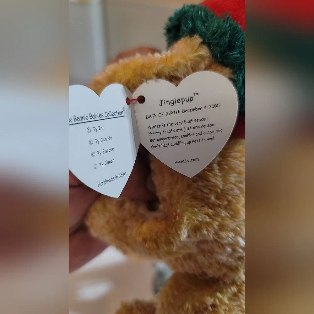 Vintage Y2K Festive Plush Dog and Frozen Reindeer‎ Set collection
